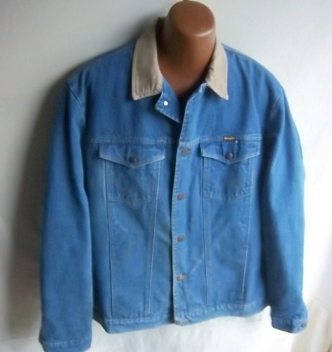 Men's Blue Denim Blanket Lined Jacket w 