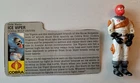 1987 Hasbro GI Joe Ice Viper V1 Cobra Wolf Driver 3.75" Figure with File Card