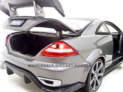 2003 Honda Accord Custom Tuner Grey 1/18 Diecast Model by MOTORMAX