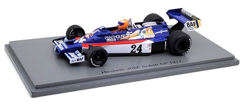 Spark S2764 Hesketh 308E #24 British GP 1977 - Rupert Keegan 1/43