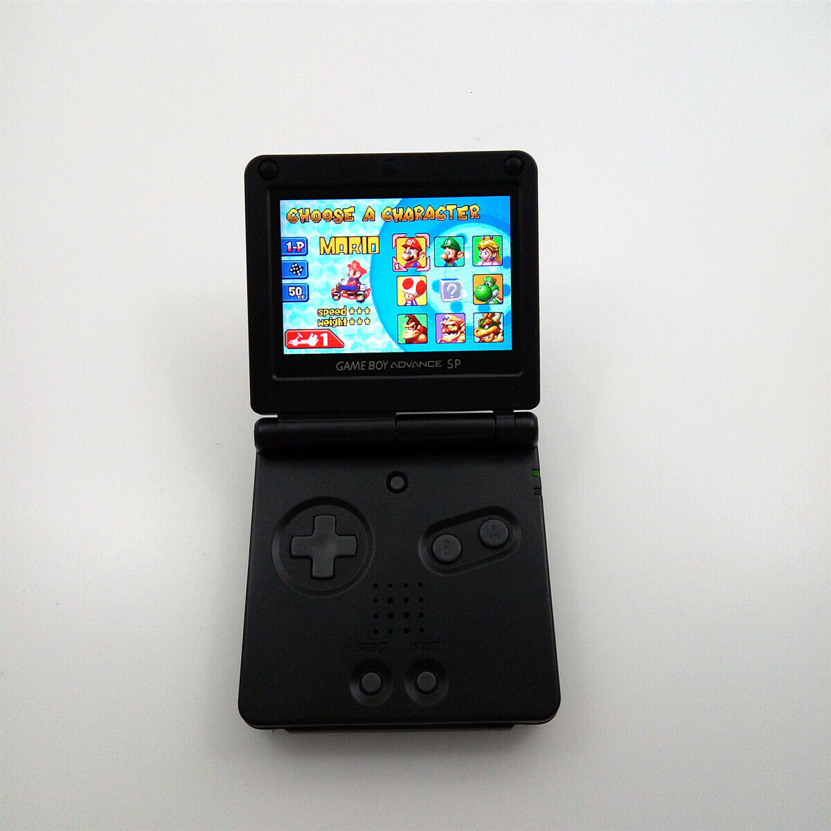 Game Boy Advance SP IPS Mod Console