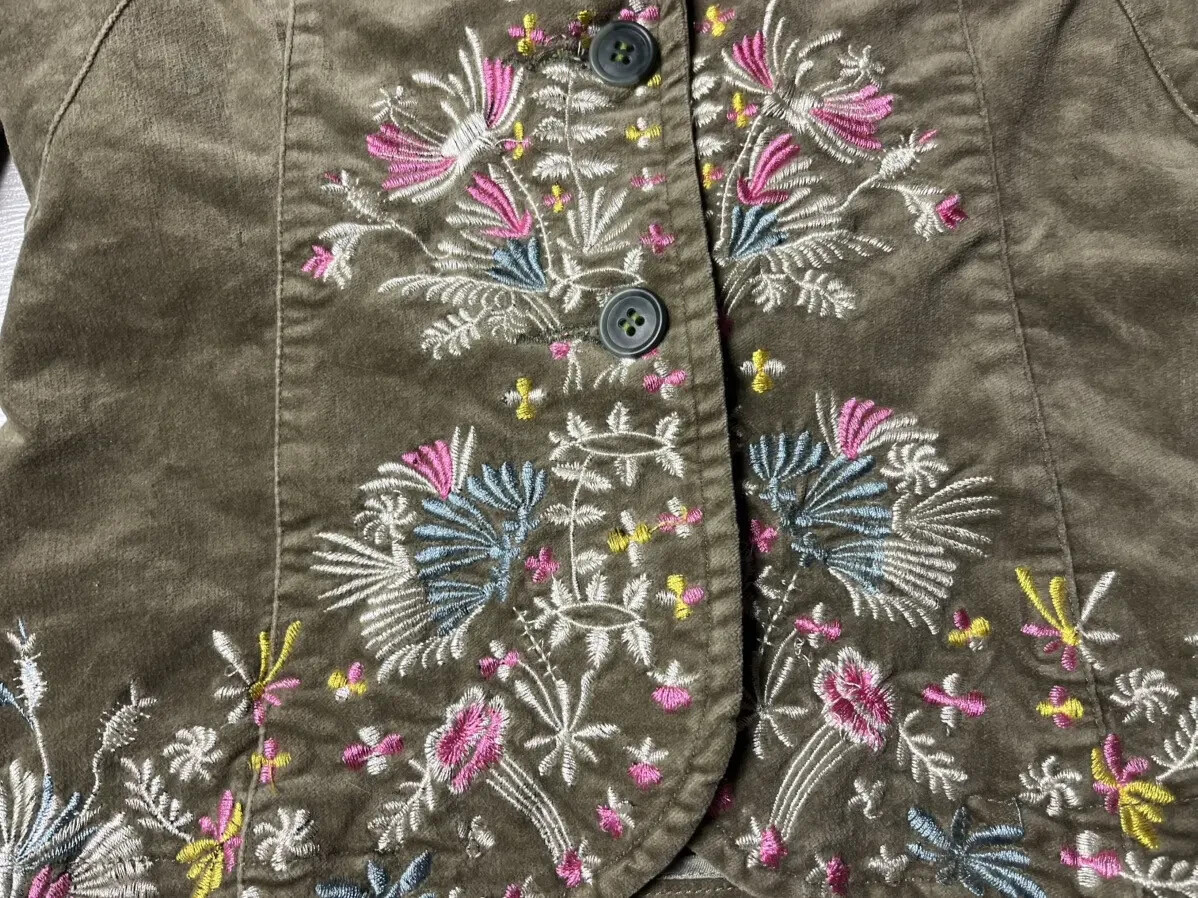 Moschino cheap and chic blazer flowers hype size 4us | eBay