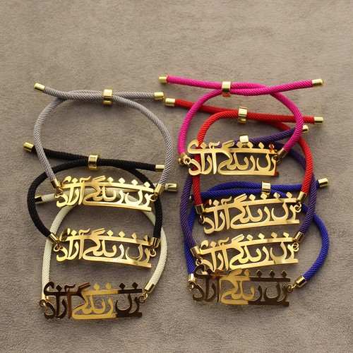 Iranian Persian Zan Zendegi Azadi Woman Life Freedom Bracelet - Picture 3 of 4