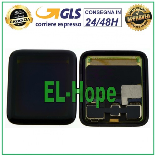 DISPLAY + TOUCH SCREEN SMARTWATCH APPLE WATCH SERIE 2 A1758 42 MM VETRO  SCHERMO | eBay
