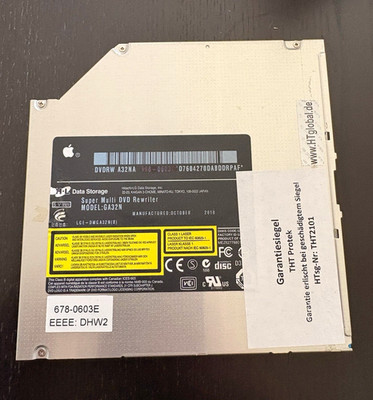 Hitachi-LG GSA32N Super Multi Slim internes Laptop DVD-RW Laufwerk SATA I Silber