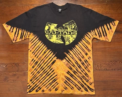 Wu-Tang Clan logo tie-dye t-shirt SIZE XL Vintage vintage concert t-shirt, vintage, size XL, single stitch, B+ condition