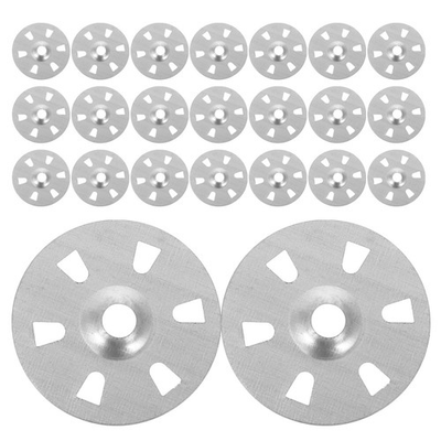 #ad #ad 500pcs Insulation Fixing Washer: Metal Six Hole Disc For Foam Board Plaster $54.29
