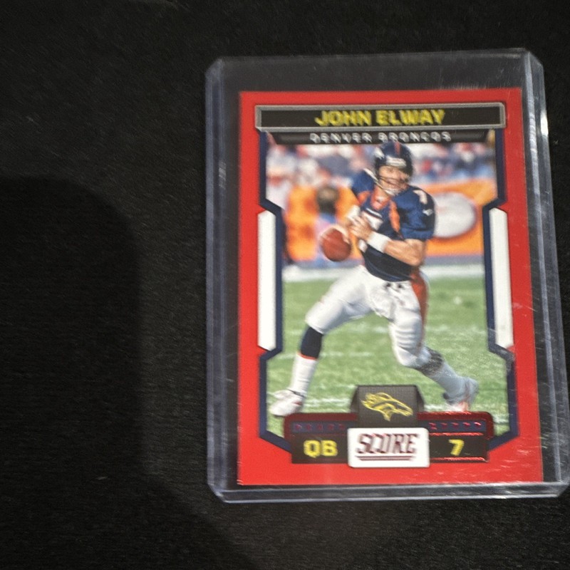 2023 Score - John Elway #77 Red