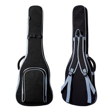 39/40 Inch Electric Guitar Gig Bag Soft Case with Neck Strap, 0.35" Thick