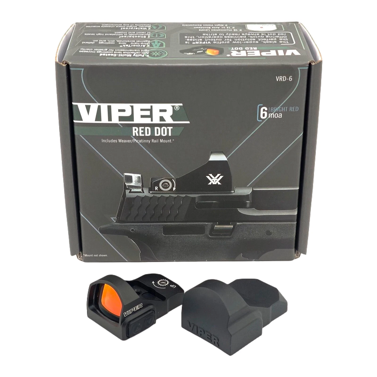 Vortex フォロSight レプリカ箱付き Vortex Viper 1x24mm Red Dot 6 MOA Micro Reflex Sight with