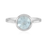 Cavill Aquamarin Ring 1,6Ct Sterlingsilber Damen Rundschliff Schmuck