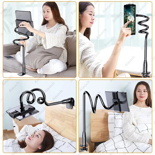 Soporte flexible Para Teléfono Celular tablet Cuello De Cisne Clip Universal - Picture 5 of 20