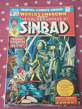Marvel Comics Worlds Unknown #8 Golden Voyage of Sinbad fine/molto bello