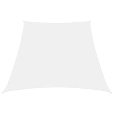 vidaXL Parasole a Vela in Tela Oxford a Trapezio 3/5x4 m Bianco