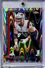 GARRETT BRADBURY RARE TOPPS CHROME RAYWAVE REFRACTOR INVESTMENT CARD PATRIOTS SP