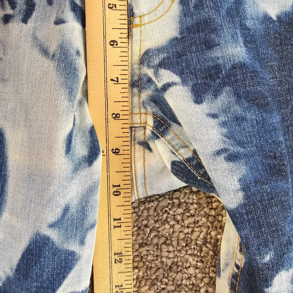 Pantalones de mezclilla City Streets para mujer talla 11 (32x31) rectos ajustados tinte azul Foto 4 de 4