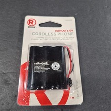 RADIO SHACK 3.6V 700mAh PANASONIC, UNIDEN CORDLESS PHONE BATTERY P/N: 2302539