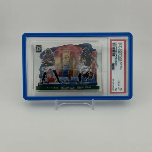 2024 Panini Donruss Optic Downtown Duos Prizm #5 C.J. Stroud Stefon Diggs PSA 10