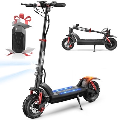isinwheel GT2 1000W Electric Scooter 48V 15AH Adult Offroad E-Scooter 11'' 28MPH