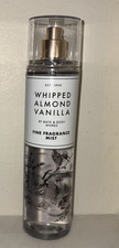 BBW Whipped Almond Vanilla Fragrance Body Mist Spray 8 fl oz Milk/Marshmallow