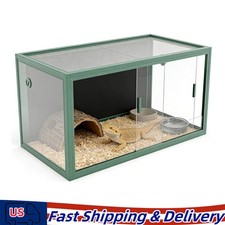 48"x24"x24" Reptile Enclosure 120 Gallon Large Reptile Terrarium Habitat Tank