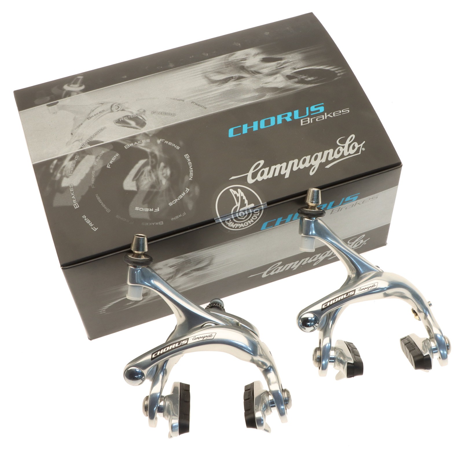 Campagnolo Chorus Brake Calipers Pair Rim 2004 BR4-CHD Silver NOS NEW 30890₽