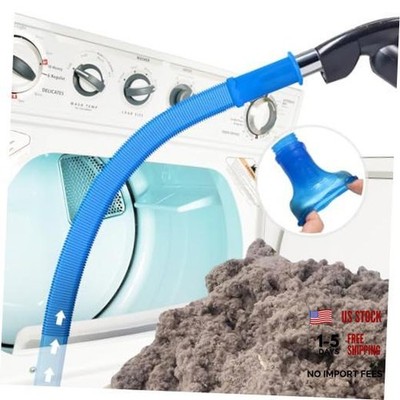 Dryer Vent Cleaner Kit Vacuum Hose Attachment Compatible with Most Vacuum Blue