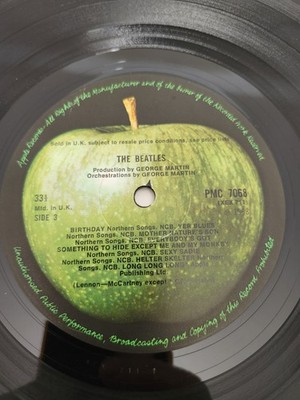The Beatles White Album 1968 UK 1st Mono PMC 7067/8 Low# Pristine