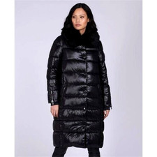 Image of women BARBOUR jacket coat PLATINUM GRAVITY fibre down size M uk 12 RRP £379