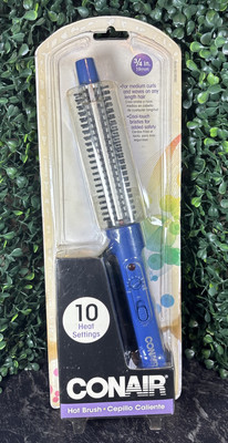 #ad New 2014 CONAIR BLUE HOT BRUSH 10 Settings 3 4 In. Model BC48NBC $24.00