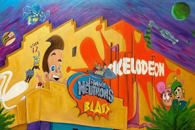 Jimmy neutron Nicktoon Blast - Acrylic Painting