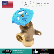 SharkBite 3/4 Inch x 3/4 Inch MHT Garden Valve, Multi Turn,Push to Connect Brass