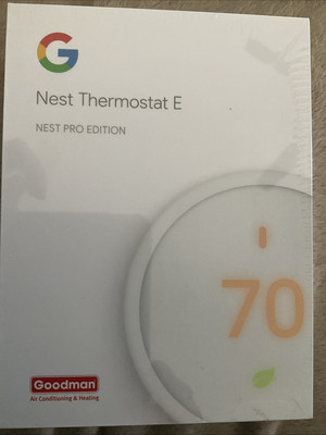 Google Nest E Thermostat Pro Edition 