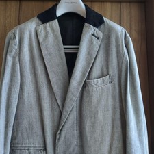 USED SACAI GREY TRENCH COAT GOOD