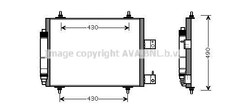 Fits CITROEN C8 MPV 2.0 Condenser 2002-