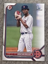 Brayan Bello 2022 Bowman Baseball 1st Prospect Base Paper #BP-107 Boston Red Sox