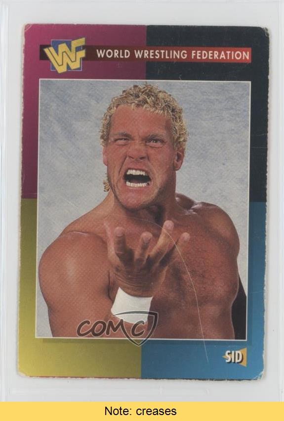 1995 WWF Magazine Cards Sid #46 READ 0w8f
