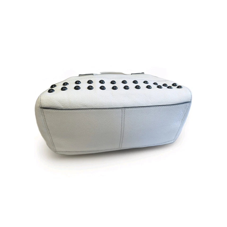 Fossil Jori White Cowhide Satchel Shoulder Crossbody Coconut White NO STRAP - Image 3 of 4