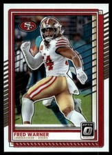 Fred Warner 2025 Donruss Optic #99 49ers NFL READ FREE SHIPPING AutographDen