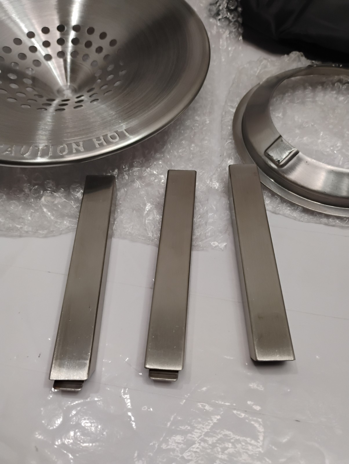 Solo Stove Mesa Heat Deflector for Table Top Fire Pit Stainless w/ Carry Bag