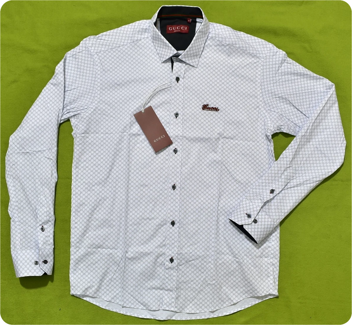 Gucci Long Sleeve White Shirts for Men for sale | eBay