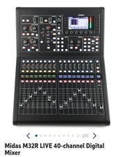Midas m32r Live Digital Mixer with dog house flight case