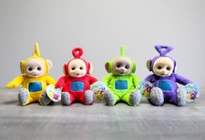 Teletubbies Plush Set of 4 Tinky Winky Dipsy Laa-Laa Po Soft Stuffed EDEN TOYS