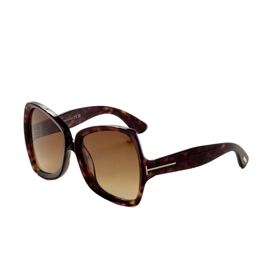 Gafas de sol Tom Ford de moda para mujer 60 mm Dark Havana FT1222-52F-60