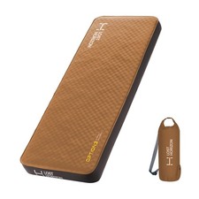 Air Foam Camping Mattress, Self-Inflating Sleeping Pad, 4.5" Thick, with Pu...