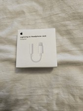 Apple Lightning to Headphone Jack Adapter 3.5mm  New  Sealed 
