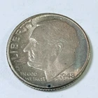 1948-D Roosevelt Dime 90% Silver Coin Circulated Coin #6169