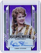 Connie Stevens 2021 Leaf Metal Pop Century Autograph Card /20 Auto Hawaiian Eye