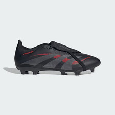 Adidas Predator 24 League FG/MG Size 11 "Black/Red" Men's Soccer Cleat