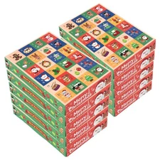 Cabilock Christmas Advent Calendar Boxes 10pcs Empty 24 Gird DIY Holiday Gift...